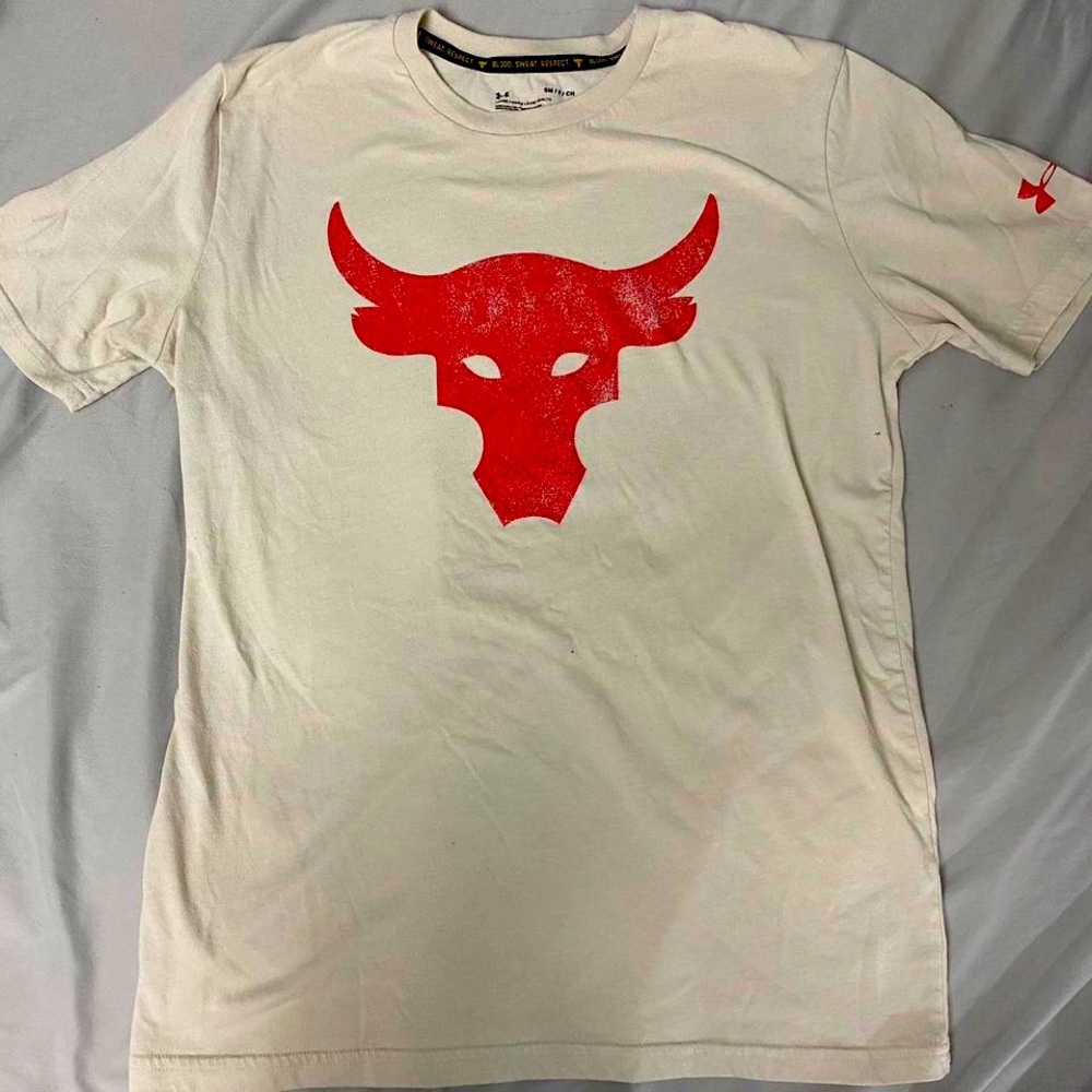 Under Armour Project Rock Collection tee, men’s size Small